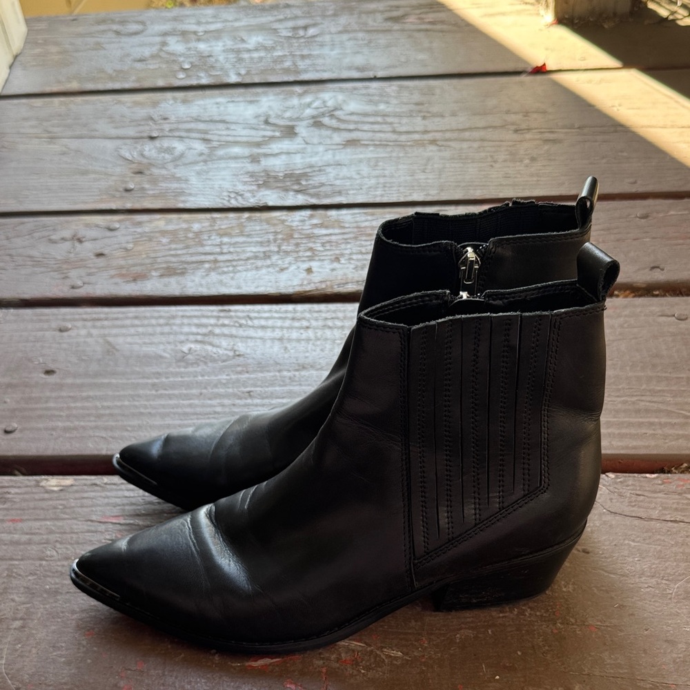 Marc Fisher Black Ankle Booties